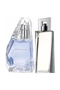 AVON Perceive 50 Ml Kadın Edp+ Attraction 75 Ml Erkek Edt