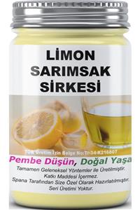 SPANA Limon Sarımsak Sirkesi Ev Yapımı Katkısız 500 ml