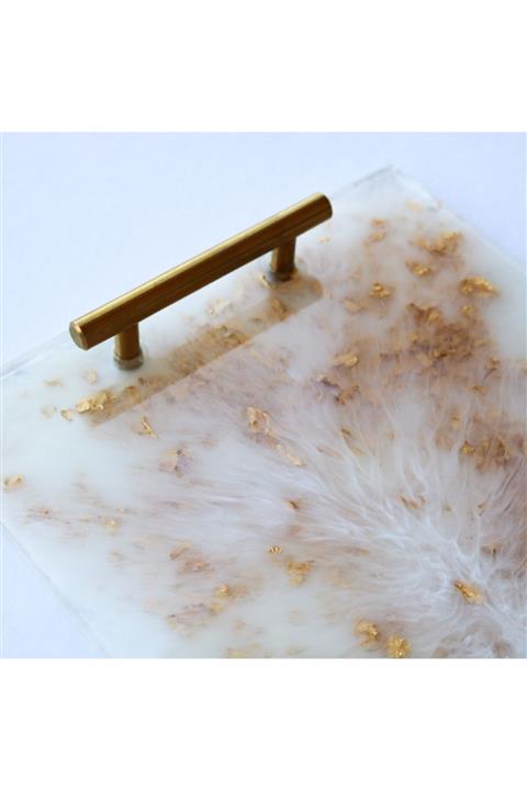 Elegante Home Dekor Epoksi Tepsi