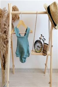 Kaplankidsshop Unisex, Bebek Müslin Salopet