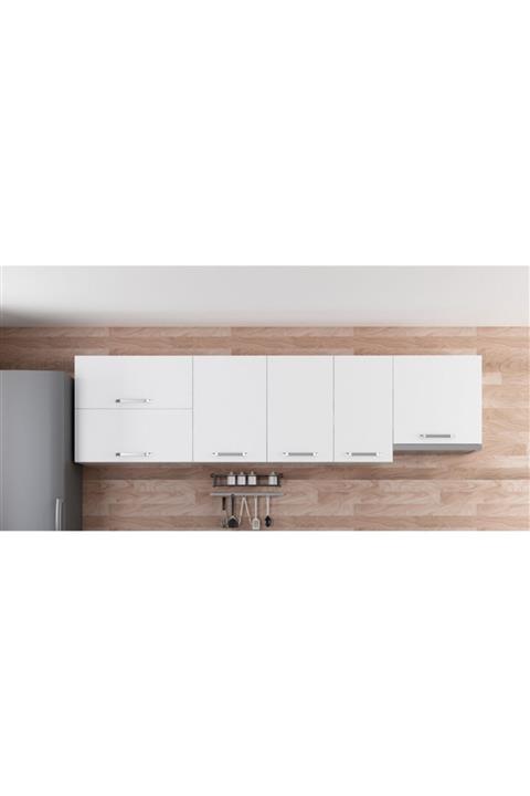 Minar 275 Cm Mutfak Dolabı Beyaz 275-b5-üst Modül