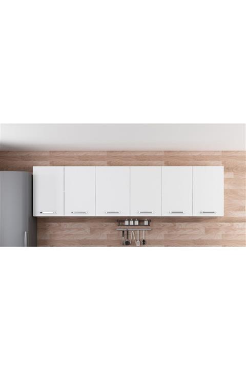 Minar 275 cm Mutfak Dolabı Beyaz 275-b1 Üst Modül