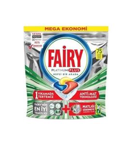 Fairy Platinum Bulaşık Makinesi Deterjanı Kapsülü Limonlu 43'lü