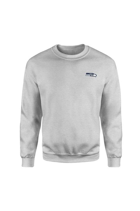 NSJ SPORTIVE Seattle Seahawks Superior Logo Gri Sweatshirt