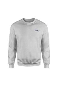 NSJ SPORTIVE Seattle Seahawks Superior Logo Gri Sweatshirt