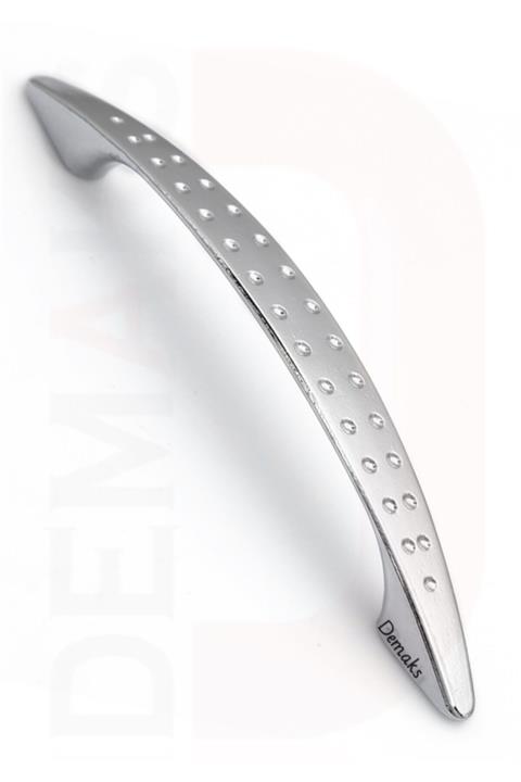 Demaks Asya Noktalı Krom 96mm (1ADET) Ekonomik F/p Mobilya Dolap Kulpları