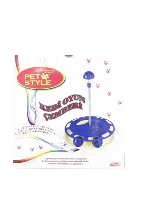 Pet Style Tek Katlı Kedi Oyun Çemberi