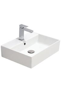 ALVİT Beyaz  Archıtect  Tezgah Üstü Lavabo 45*55 cm