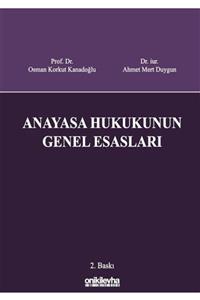 On İki Levha Yayıncılık Anayasa Hukukunun Genel Esasları