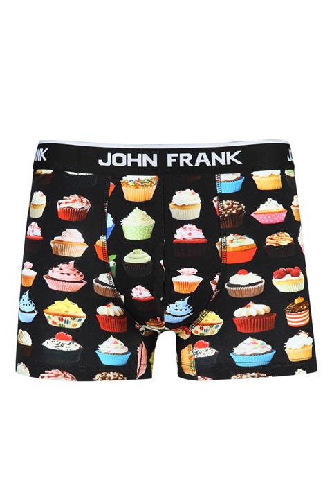 John Frank Erkek Cupcake Desenli Boxer