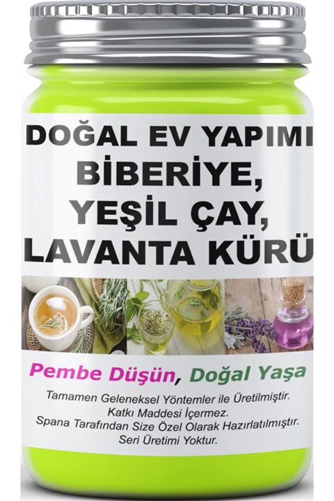 SPANA Doğal Ev Yapımı Biberiye Yeşilçay Lavanta Kürü 500ml