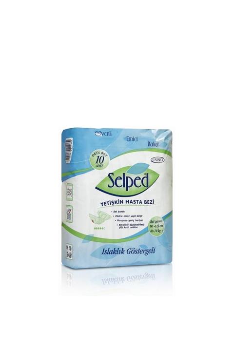 Selped Belbantlı Hasta Bezi Medıum 10 Adet