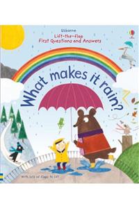 The Milky Books Usborne Lift The Flap First Questions And Answers What Makes It Rain