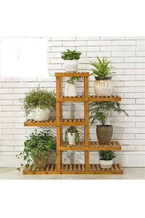 DORUK DEKOR Ahşap Saksı Standı 7