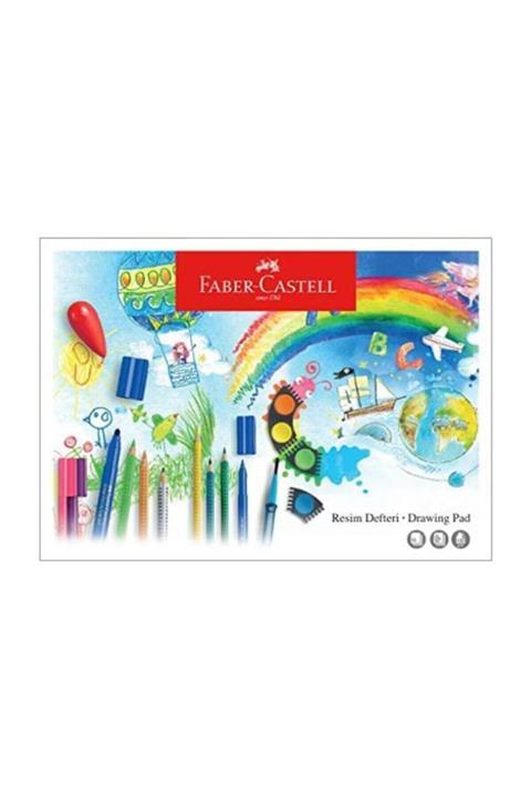 Faber Castell Karton Kapak Resim Defteri 35x50 Cm 15 Yaprak