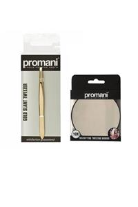 Promani 10X Büyüteçli Makyaj Aynası+Gold Slant Cımbız No:Pr-923 558956116354