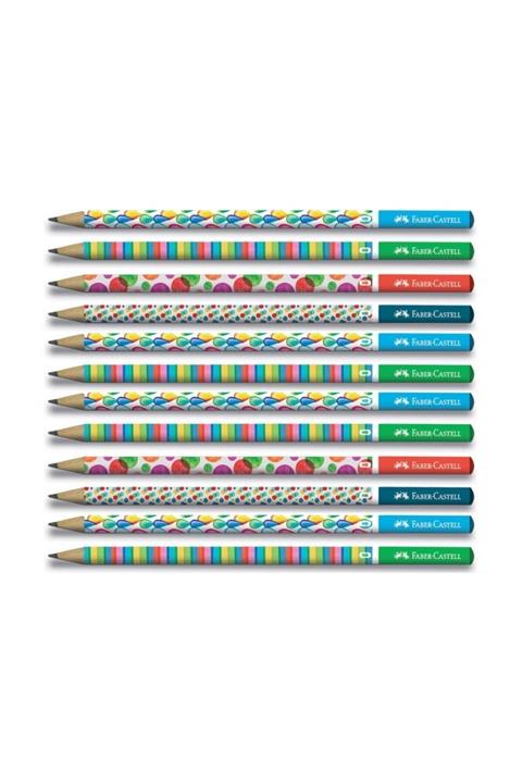 Faber Castell Bubble 2b Yuvarlak Kurşun Kalem 12 Li Paket (5244119222)