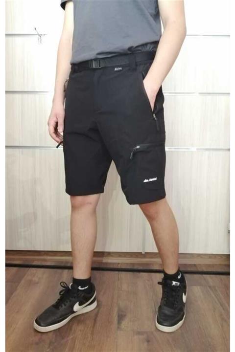 Alpinist Teton Çabuk Kuruyan Erkek Şort Siyah