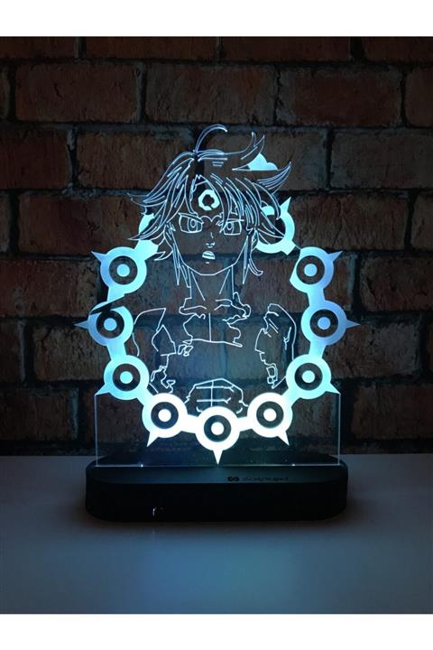 PETRADESIGN The Seven Deadly Sins Meliodas Anime Masa Lambası