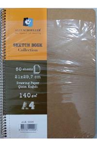 Alex Schoeller Alex Sketchbook Collectıon A4 140 Gr 50 Yp