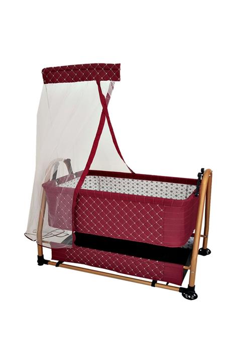 Lentini Anne Yanı Sallanır Sepet Beşik Hamak 55x95