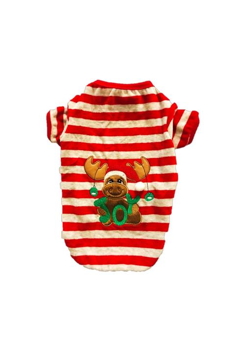 Patizade Geyik Nakışlı Kadife Sweat ( Kapşonsuz )