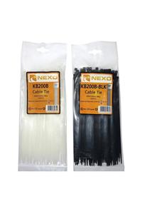 Nexo Plastik Kablo Bağı (200x3,60) Beyaz 100'lü Pk