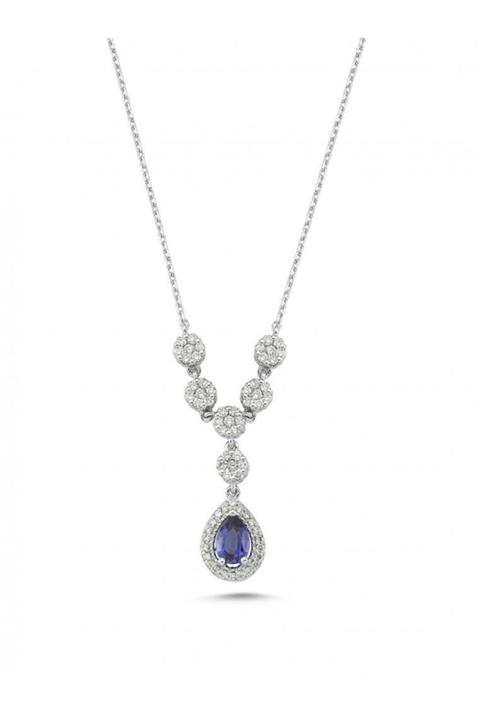 Koçak 0.92 Karat Tanzanit Pırlanta Kolye