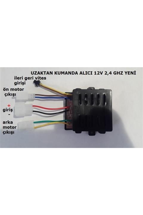 PİLSAN Akülü Araba Uzaktan Kumanda Alıcı 12 V 2.4 Ghz Yeni