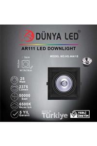 DÜNYA LED Hs.464/1-s 1x25w Ar111 Led Downlıght 6500k Beyaz Işık