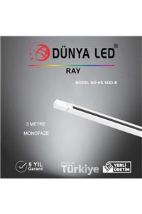 DÜNYA LED Hs.1653-b 3 Mt Beyaz Monofaze Ray