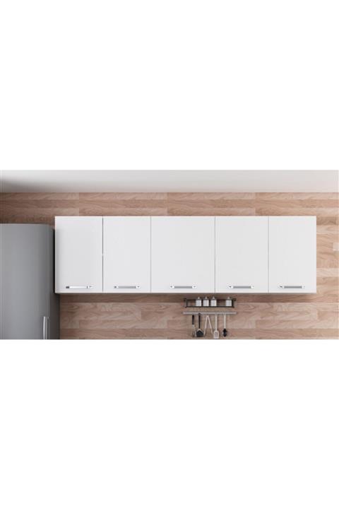 Minar 245 cm Mutfak Dolabı Beyaz 245-b1-üst Modül