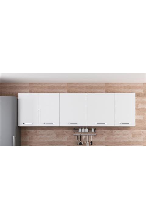 Minar 255 Cm Mutfak Dolabı Beyaz 255-b1-üst Modül