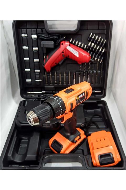 BANCO BN5 Öztürk Makine Banco 24 V Şarjlı Matkap Vidalama Mini Şarjlı Vidalama Hediyeli