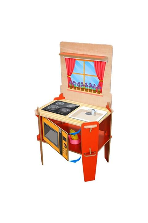 sunman oyuncak Ahşap Ilk Mutfak Setim