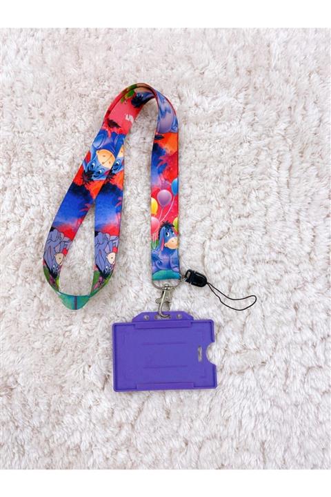 TRN STORE Rengarenk Eeyore Boyun Askı Ipi