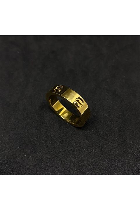 Favorim takı Kadın Gold Çelik Cartier Yüzük