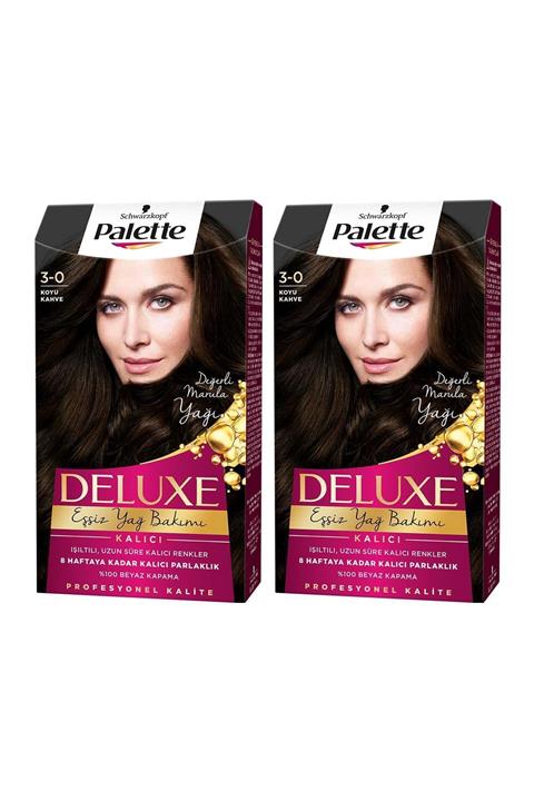 PALETTE DELUXE Deluxe 3-0 Koyu Kahve X 2 Adet
