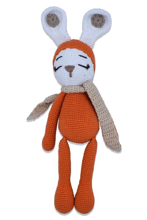 Hedicaret Amigurumi Uyku Arkadaşı Örgü Bebek 40 cm NuiGurumis Uykucu Tavşan