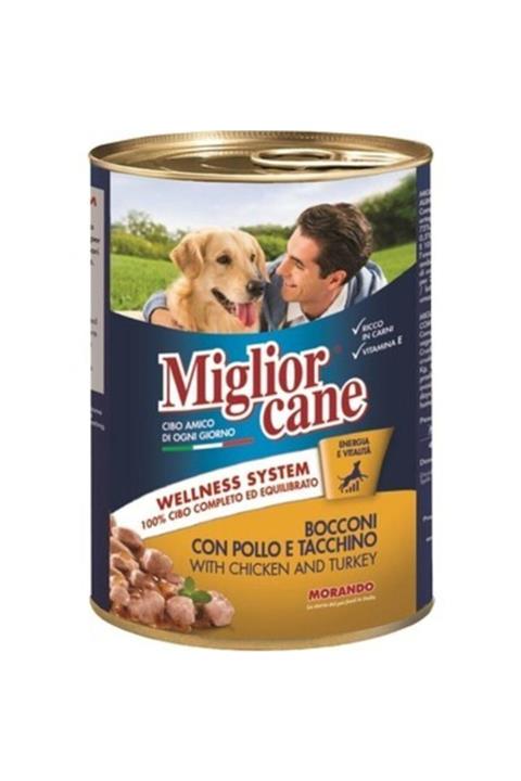 Miglior Cane 5 Adet Tavuklu Ve Hindili Köpek Konservesi 405 gr