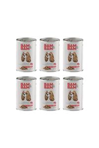 BAM&BAM Bam Bam Sığır Etli Yetişkin Köpek 400 gr Soslu 6'lı Paket