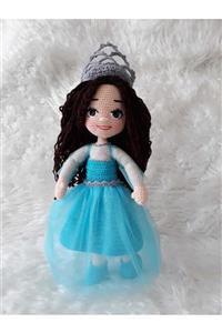 OYUNCAKPARK Prenses Elsa Amigurumi Organik Oyuncak