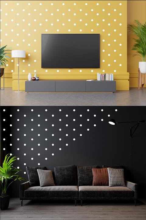 ENGINPRINT 204 Adet Beyaz 25 Mm Sticker