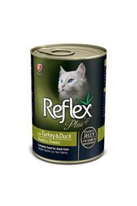 Reflex Plus Hindi Ve Ördekli Kedi Konservesi Et Parçacıklı 400 Gr