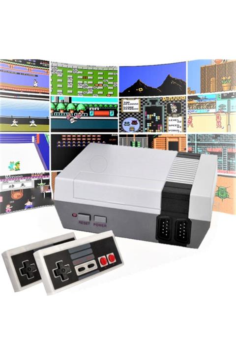 Cooltech Retro 620 Oyunlu Nostalji Mini Tv Atari Oyun Konsolu Mario 2 Kollu Set