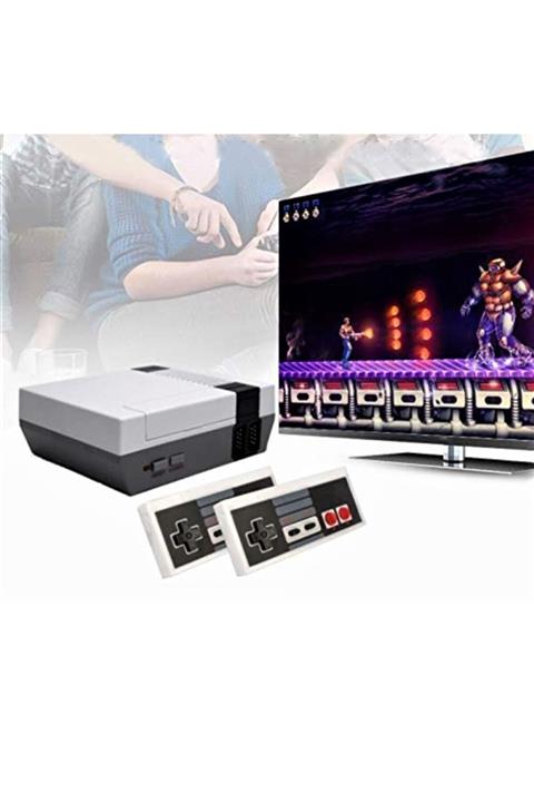 Cooltech 620 Oyunlu Nostalji Tv Mini Atari Oyun Konsolu Retro Mario 2 Kollu Set