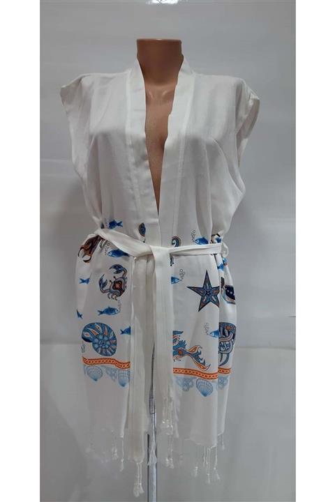 Romans Peştemal Bambu Elbise Fish