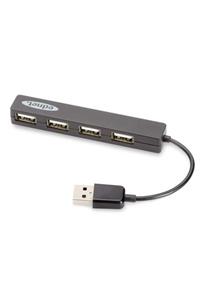 Ednet 4 Port Usb 2.0 Hub, Kablo Formunda, Plastik