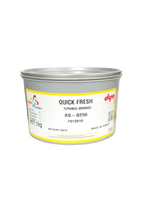 Dyo Toyoink Quick Fresh Matbaa Mürekkebi 1kg N:as-0256 Turuncu