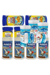 AMORE Gold Mix 4x250ml + Bluefeel Goldy Mix 4x250ml + Lotus Gold Natural 4x250ml Kutu